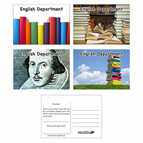 School Stickers English School Postcards – Excellent Effort Message for ...