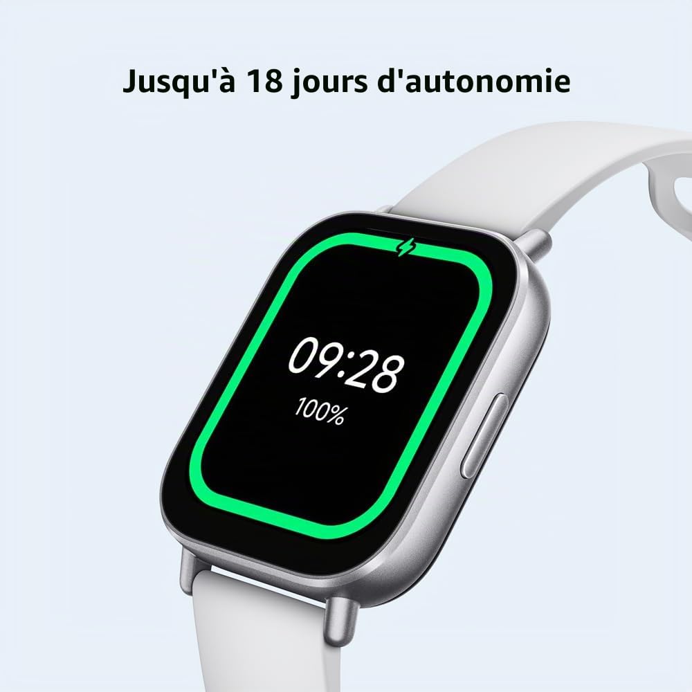 Xiaomi Redmi Watch 5 Active Midnight Black | Smartwatch | Écran LCD de 2", Longue durée de Vie, appels Bluetooth, réduction du Bruit, Suivi de santé, étanchéité 5 ATM, autonomie de la Batterie de 18