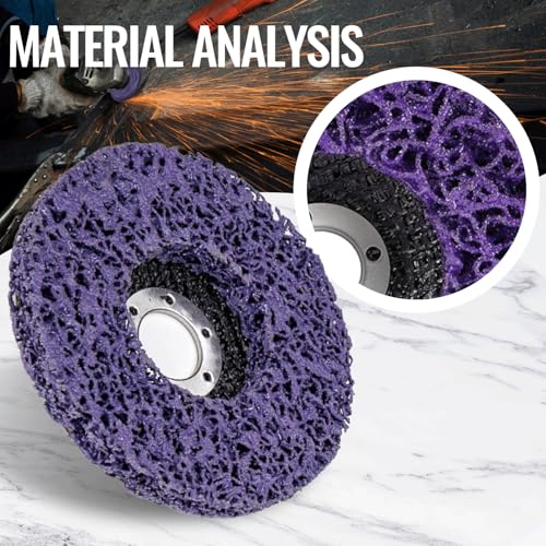 Xkdous STRIP DISC-3 Pack Paint Stripping Disc 4 Inchx5/8 Inch Stripping Wheel Rust Remover Wheel For Angle Grinder To Remove Rust, Paint And Oxides For Metal And Wood thumb #2