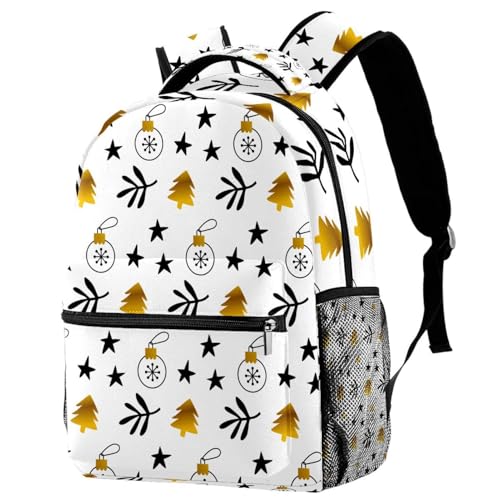 Motif cloche de Noël multicolore pour ce sac à dos tendance ados et filles
