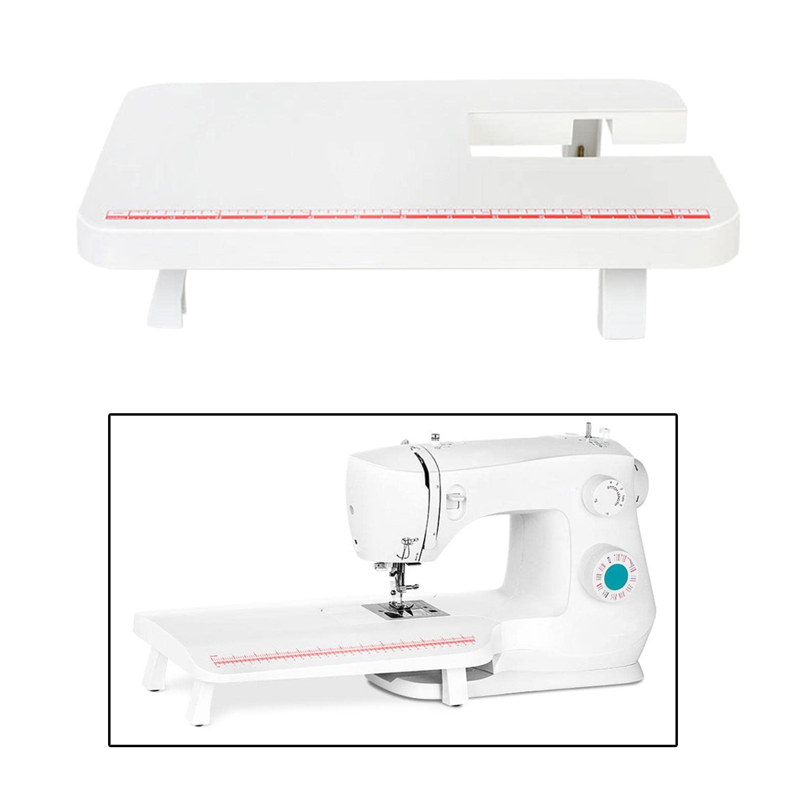 Oshhni Table de Machine à Coudre, Table d'extension de Machine à Coudre, Planche d'extension pour Singer 4411 4423 5511 5523, Blanche