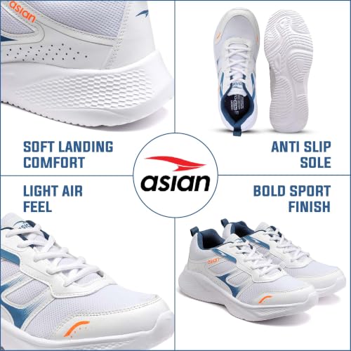 Image of ASIAN Toofan-02 Men's Sports Shoes | Breathable Upper, Steady Grip Sole, Lightweight Shoes for Gym & Daily Use