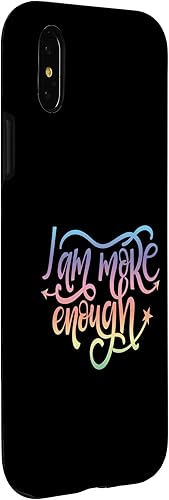 Miniatura 9 de iPhone 13 Pro I am more than enough - Funda con eslogan inspirador y cita