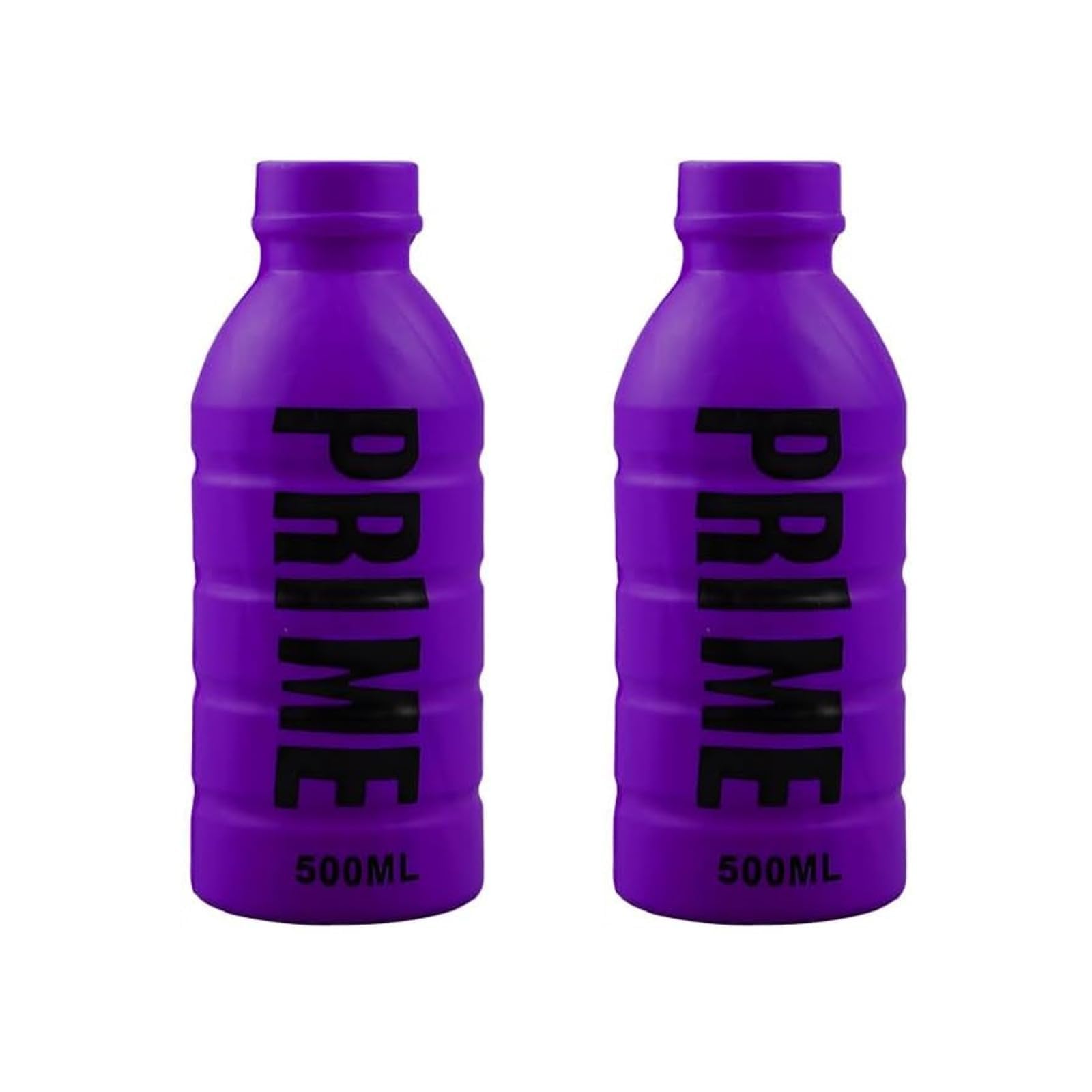 MSQUARE 2x Bottle-Shaped Squeeze Toys, Soft & Flexible Material, Squishy Toy, Vibrant Colour, Stress Relief, Compact & Portable, Improved Focus, Long Lasting Fun (PURPLE)