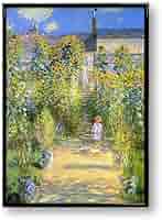 Amazon.co.jp: ポスター モネ ヴェトゥイユの画家の庭