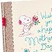 Hallmark Peanuts Mother's Day Card (Snoopy with Flowers)