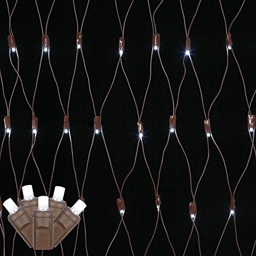 Vickerman 150-Light Wide Angle LED Net Light Set, Pure White
