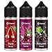 Ciberate, 3 paquetes de Multi Fruit E Liquid Vape Liquid para Vape E Cigarrillos, Vape Starter Kits Vape con Liquid Vape E Juice para E Cig, (Frambuesa + Cereza + Grosella negra), Sin nicotina