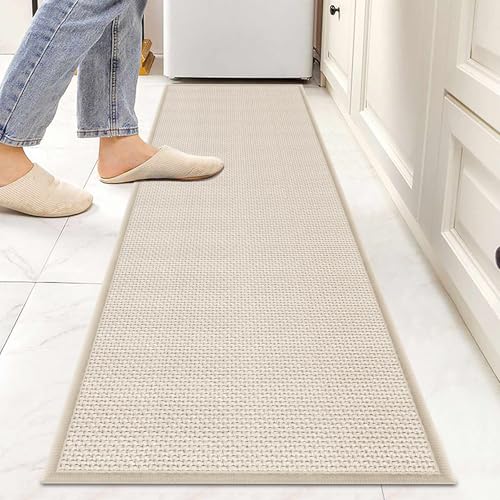 Carpet Runners for Hallway 6ft Washable, Braid Jute Kitchen Floor