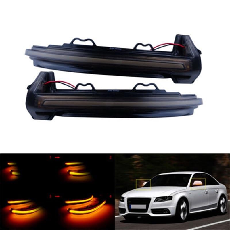 Intermitentes dinámicos LED de espejo retrovisor para Audi A4 B9 modelos de 2015 a 2022 2
