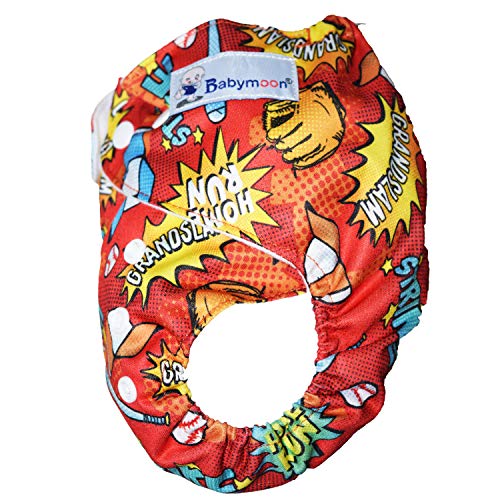 Image of Babymoon (Set of 3-1 Cloth Diaper with 2 5Layesr Bamboo Insert) Premium Adjustable Reusable Washable Cloth Diaper for Baby