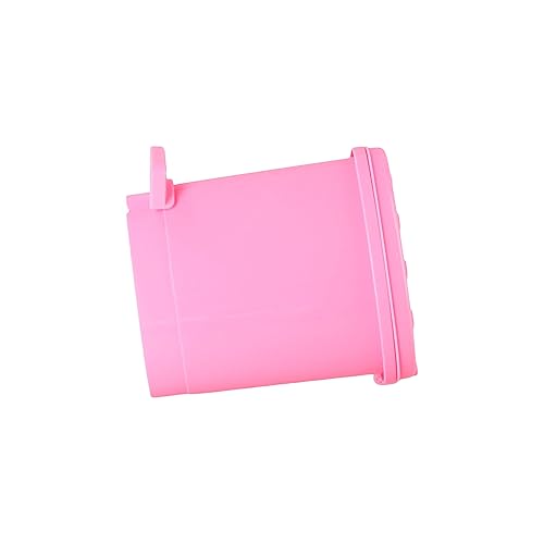 Miniatura 8 de Papelera de escritorio de fresa, mini cubo de basura Kawaii para escritorio, mini cubo de basura rosa, contenedor de basura reutilizable, lindo bote