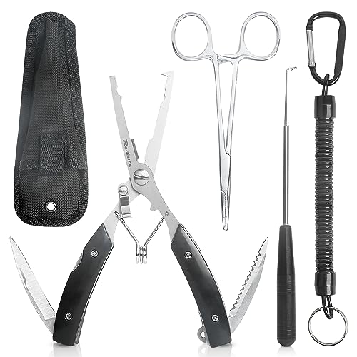 Hakenlöser Zange 3-teilig – Edelstahl Pinzetten Set Für Angeln, Piercing & Haustierpflege