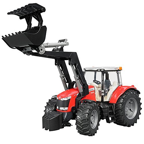 Bruder 03047 TOYS Massey Ferguson 7624 mit Frontlader