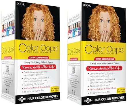 Color Oops Extra Conditioning Hair Color Remover, 2 Pack