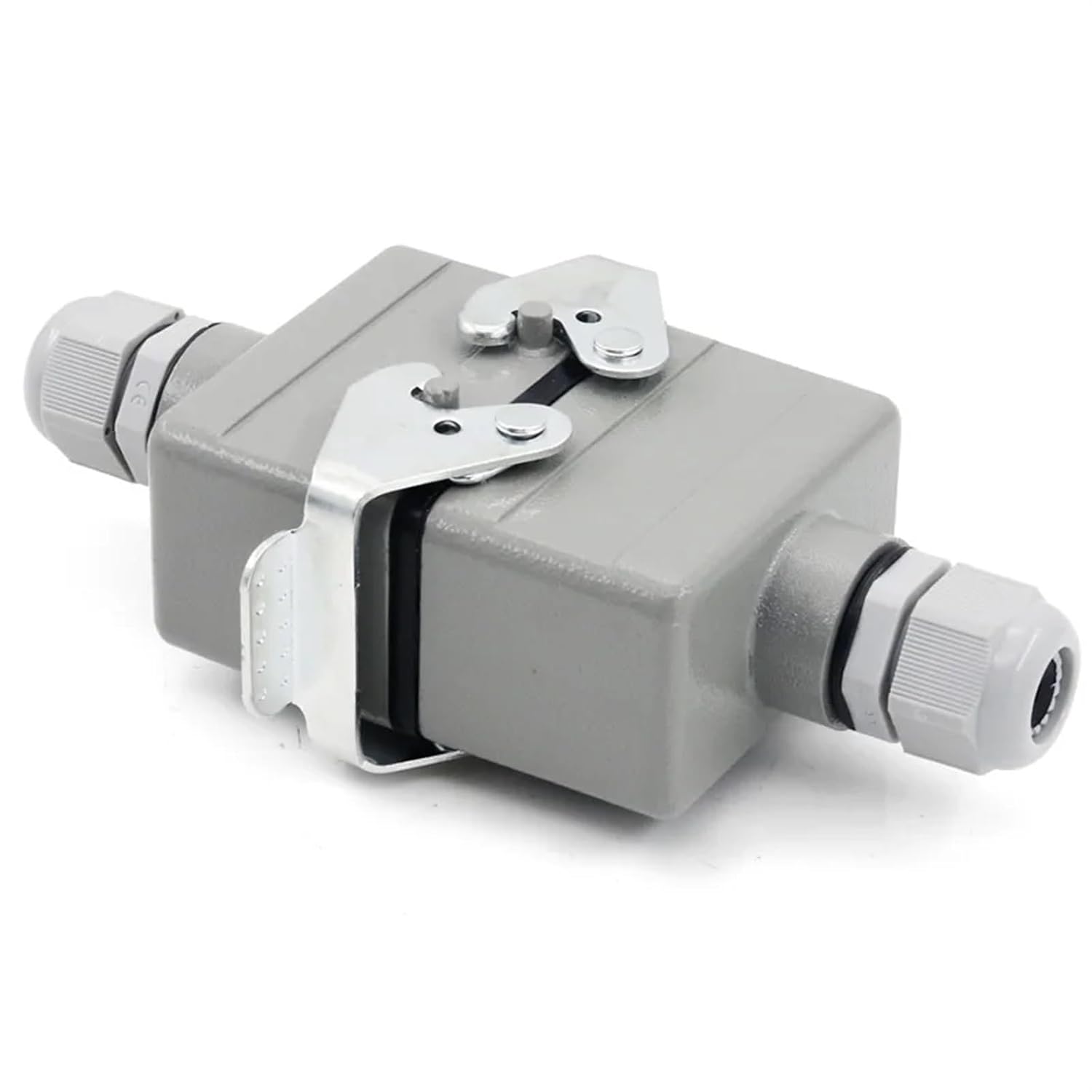 HDC-HE-010-Ⅵ Rectangular Heavy Duty Connector 10 Core Butt Industrial Waterproof Socket 500V 16A