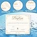 25 PCs Baptism Certificates for Church，8X10 Inches Baby Dedication Certificate, Blank Baby Dedication Certificates Paper Single-Sided Printed, Baby Dedication Christening Gifts for Girls Boys -A05