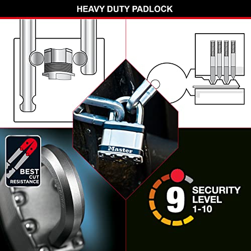 Candado resistente Master Lock M5EURDSTS para puertas y barcos 4