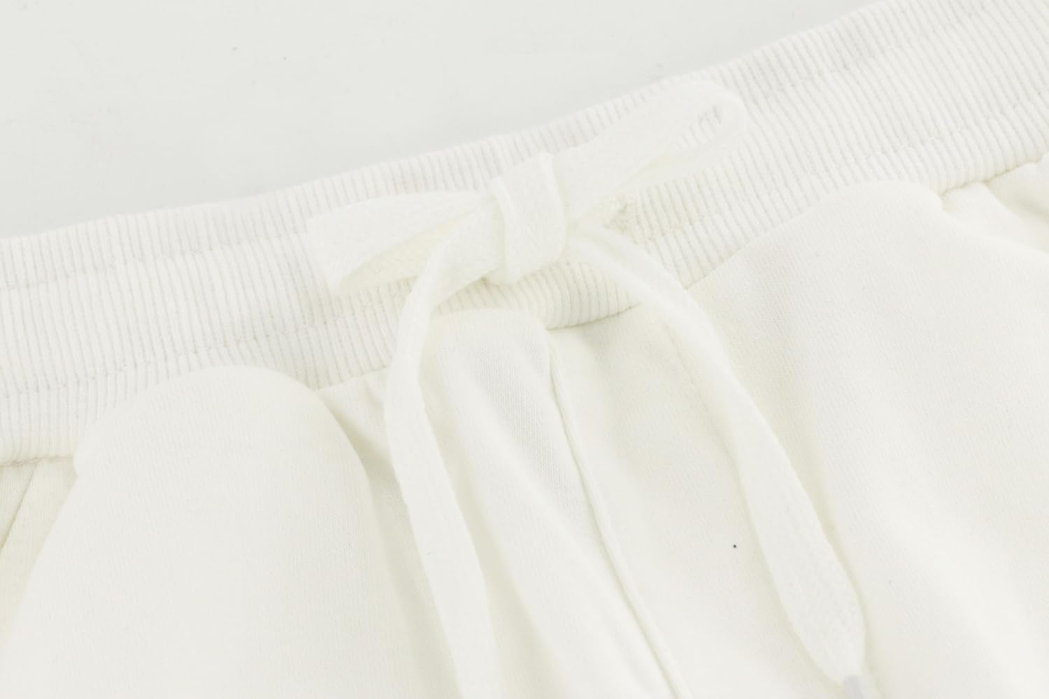 BINIDUCKLING Pantalon de jogging uni pour garçons et filles, pantalon de survêtement classique avec cordon de serrage, poignets élastiques, pantalon de jogging pour enfants, pantalon d'école