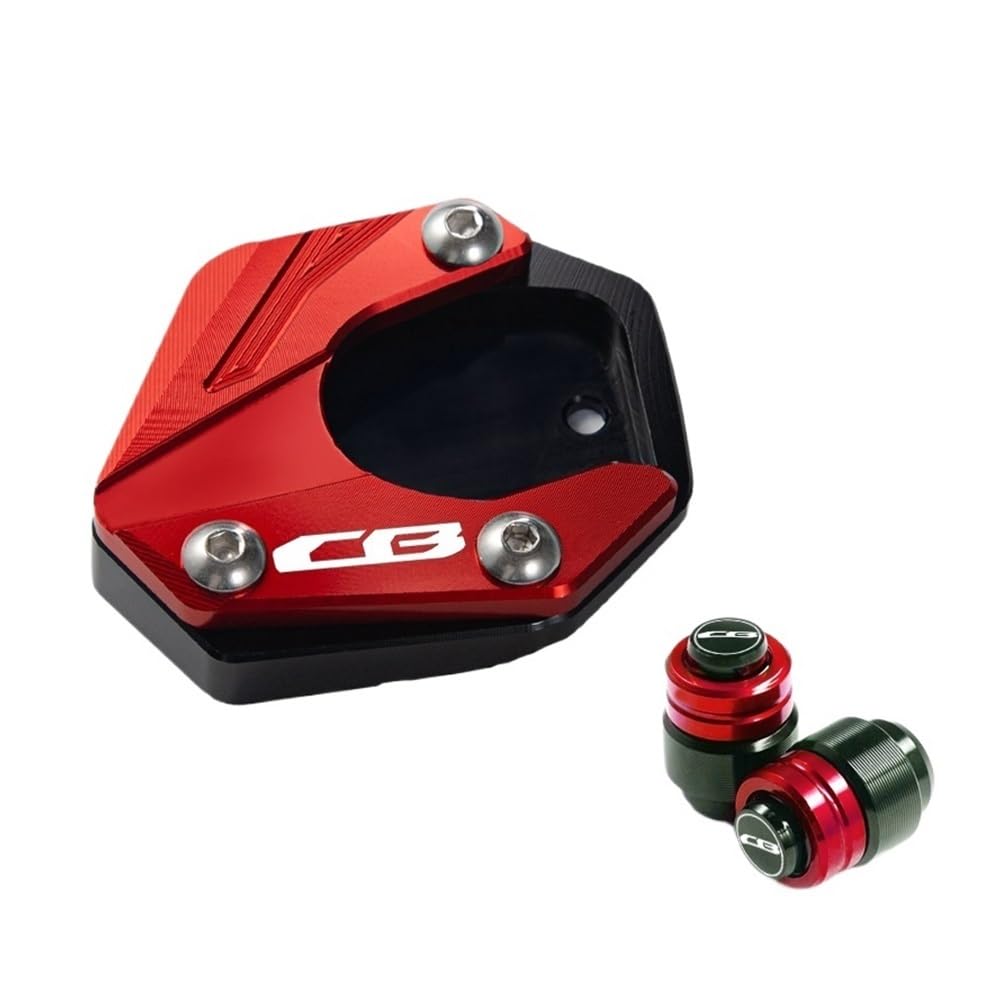 Plaque D'extension Pour Béquille Latérale Moto - Aluminium CNC, Pour Honda CB650R, CB500F/X, CB125R, Etc.