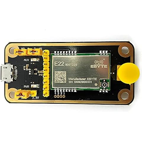 EBYTE Módulo SX1262 Lora 5km de Largo Alcance 868M 915MHz Kits de Placa de Prueba de transceptor USB E22-900TBL-01 Placa de Desarrollo RF Cover