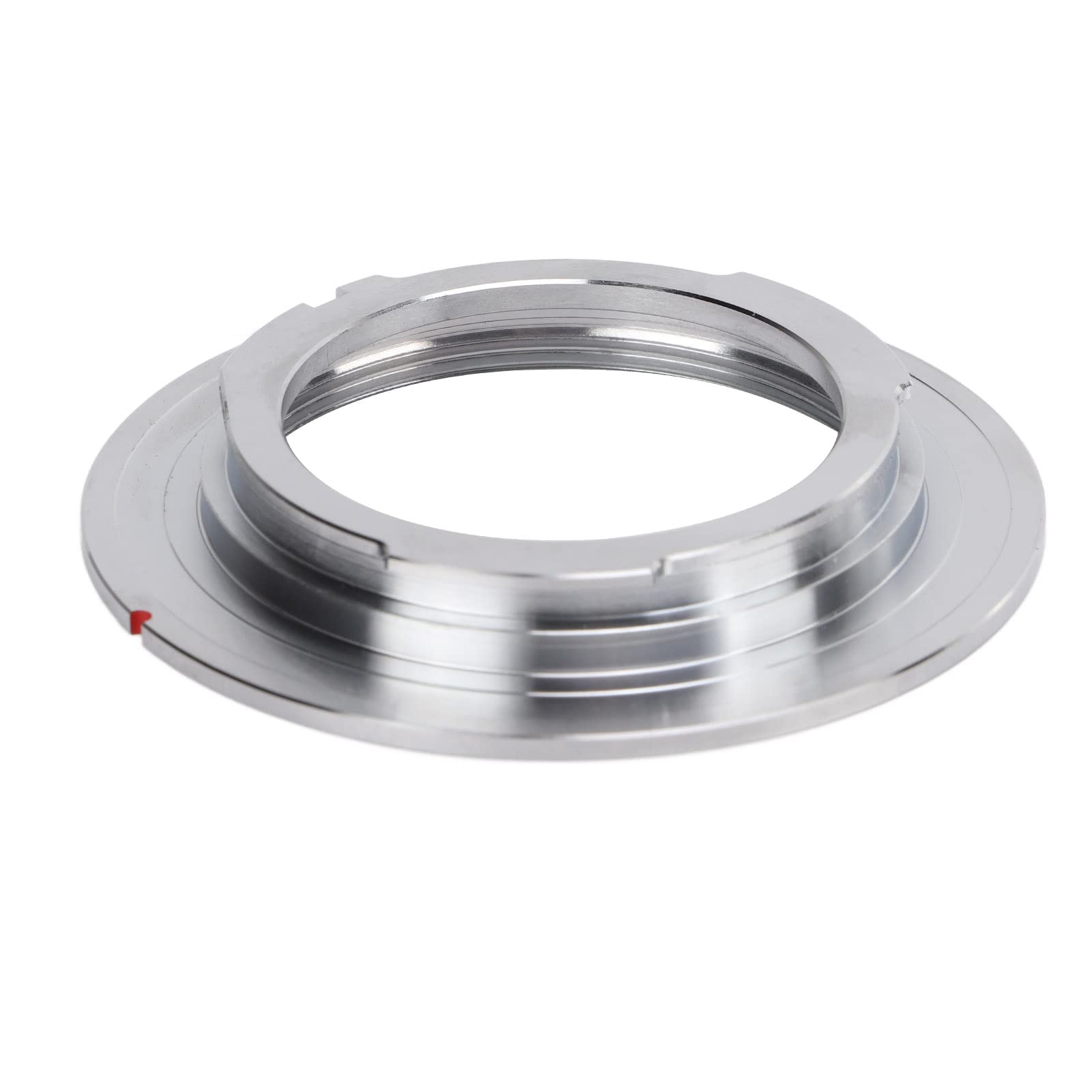Generic Adattatore per Obiettivo M42 MD, Adattatore per Fotocamera Premium in Lega di Rame Argento, per Lavorazione di Precisione Leggero e Durevole per il Corpo del Supporto