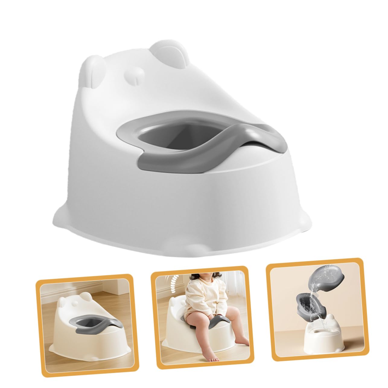 Hohopeti Portable Potty Training Toilet for Boys and Lightweight Design Comfortable Stable Seat for Travel Daily Outings Easy to Carry and Use