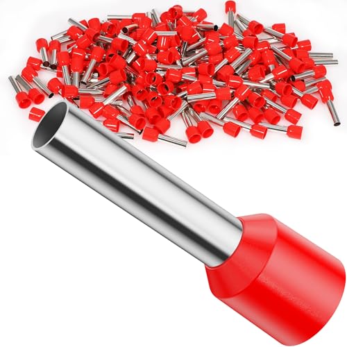 160 Stück Aderendhülsen 10mm BUNTOR Kabelendhülsen 10mm x 18mm Lang Isoliert Aderendhülsen Aderendhülse für Elektroinstallation