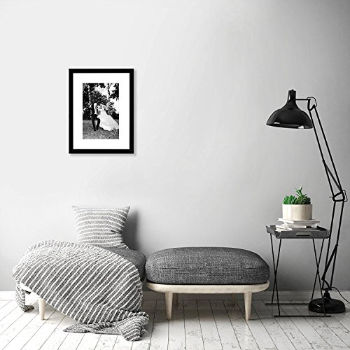 Americanflat 12X18 Poster Frame, Black & 12X16 Black Picture Frame | Displays 8X12 Photos With Mat And 12X16 Photos Without Mat. Shatter-Resistant Glass. Hanging Hardware Included! #TOP6