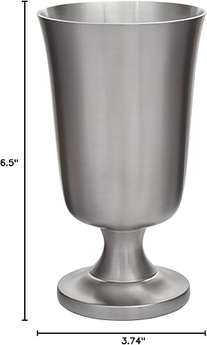 Miniatura 7 de Wentworth Pewter - Taza de tostado de cáliz de estaño medieval para beber cáliz, personalizada