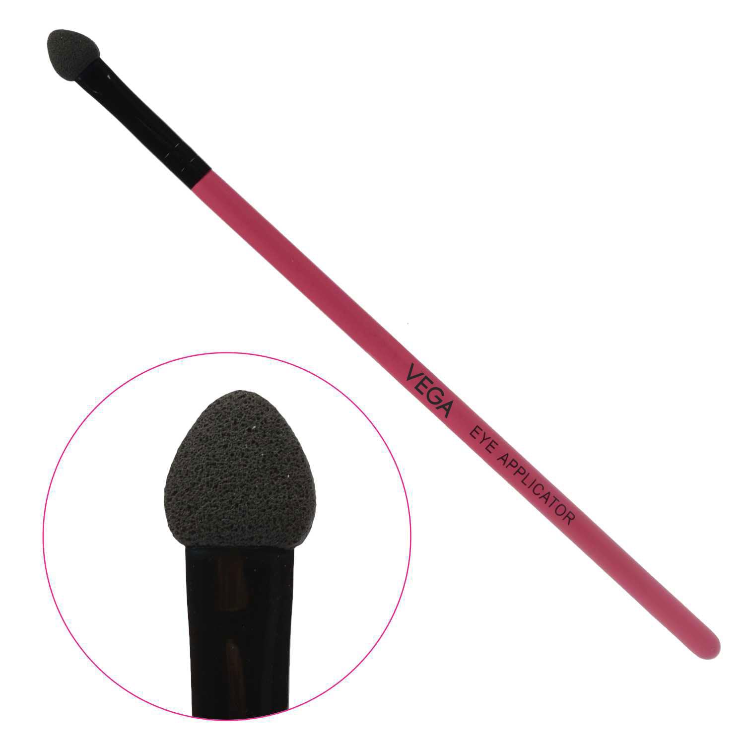 Vega Eye Applicator Brush, 18 G, Pink