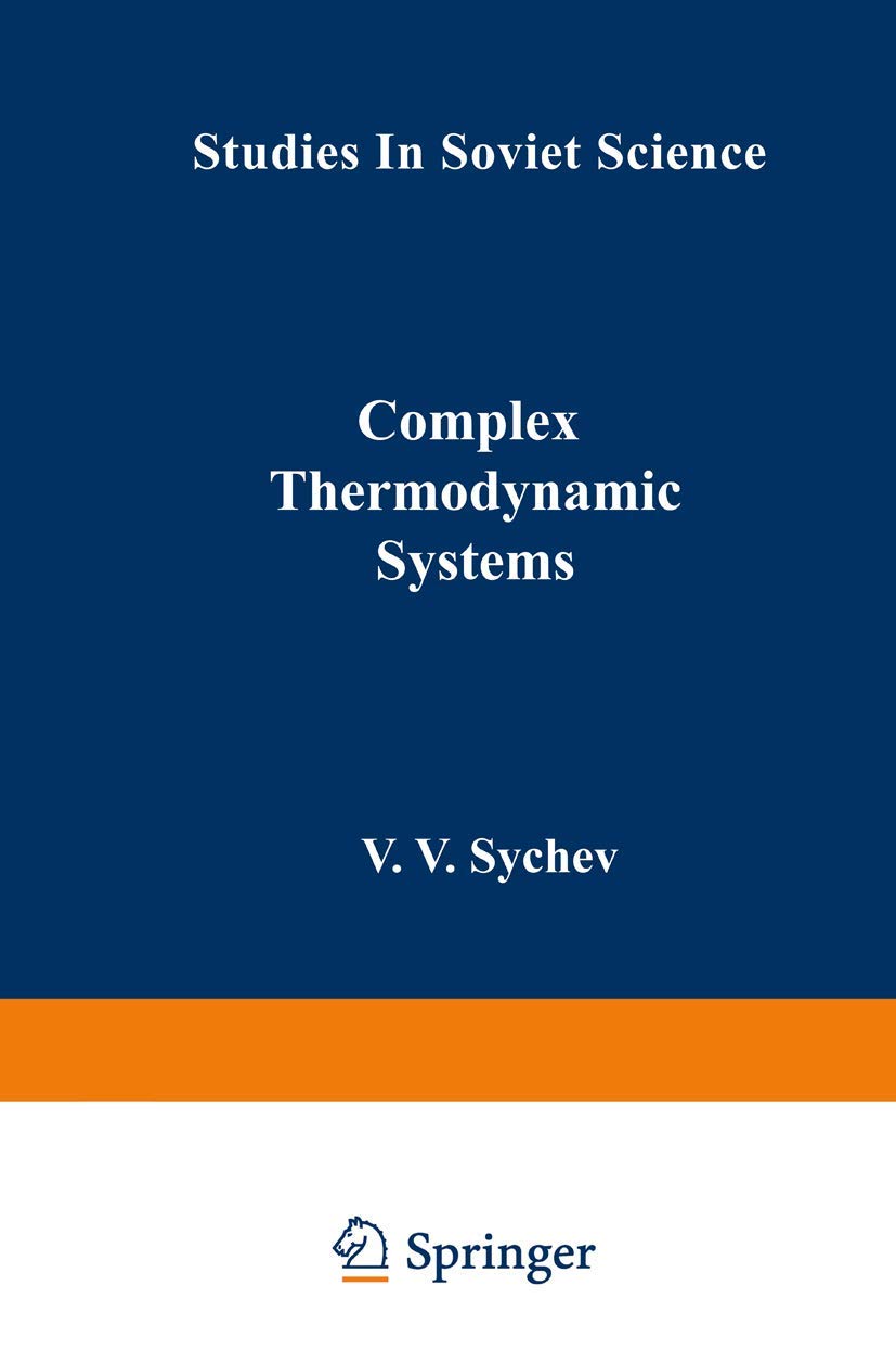 Complex Thermodynamic Systems (Studies in Soviet Science)