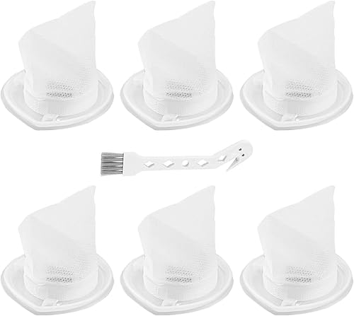 EVF100 - Filtro de repuesto para aspiradora de mano Black & Decker compatible con limpiadores HNV220B HNV115J HNV215B HNV115B 90590689, paquete de 6