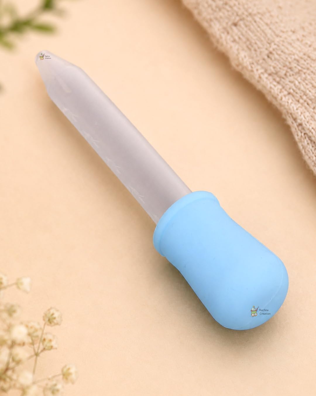 Rachna's Food-Grade Safe Squeeze Baby Food Feeder Medicine Dropper - 8029 - Blue - 5ML | Free Travel Case-image-19