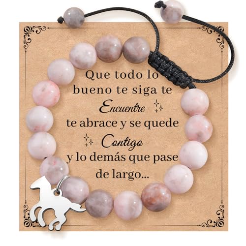 BOCHOI Regalos Niñas Pulsera Amante de los Caballos Caballo Originales Pulsera Mujer Regalos Cumpleaños Regalo Niñas Navidad Amistad Pulseras Suerte Mejores Amigos Hermana Mamá Hija Sobrina Esposa