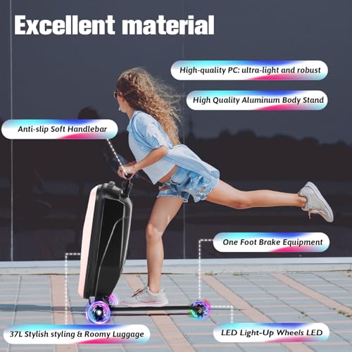 smilesun Scooter Luggage for Kids & Adults