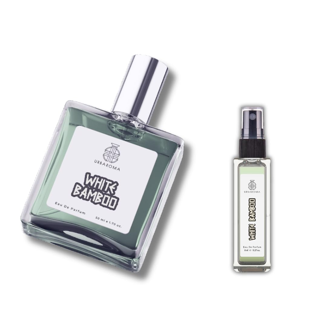 WHITE BAMBOO for Women, 50ml + 8ml EDP Combo | White Floral, Citrus, Soft Spicy, Powdery | Eau De Parfum | Luxury Fragrance | Long Lasting | Combo Pack (50ml + 8ml)-image-4
