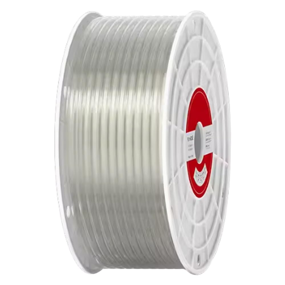 Qabyulynq Clear 1000Cm Pu Pneumatic Hose Tube - 8Mm Od 5Mm Id Gases Compressor Line, Fluid Transfer & Pneumatic Tools(Clear)