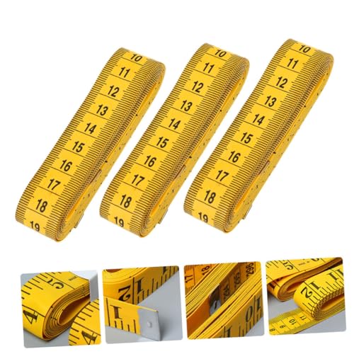 Cinta métrica flexible doble cara para cuerpo 3 pcs miniatura 4