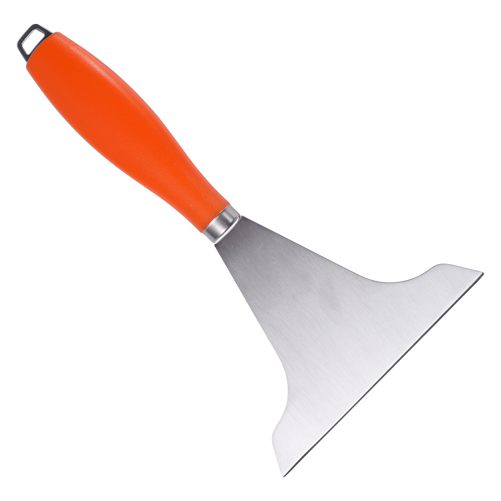 Gosknor Raspador de Plancha para Superficie Plana, Acero Inoxidable Raspador de Plancha para Exteriores Raspador de Parrilla Duradero Antideslizante para Parrilla al Aire Libre