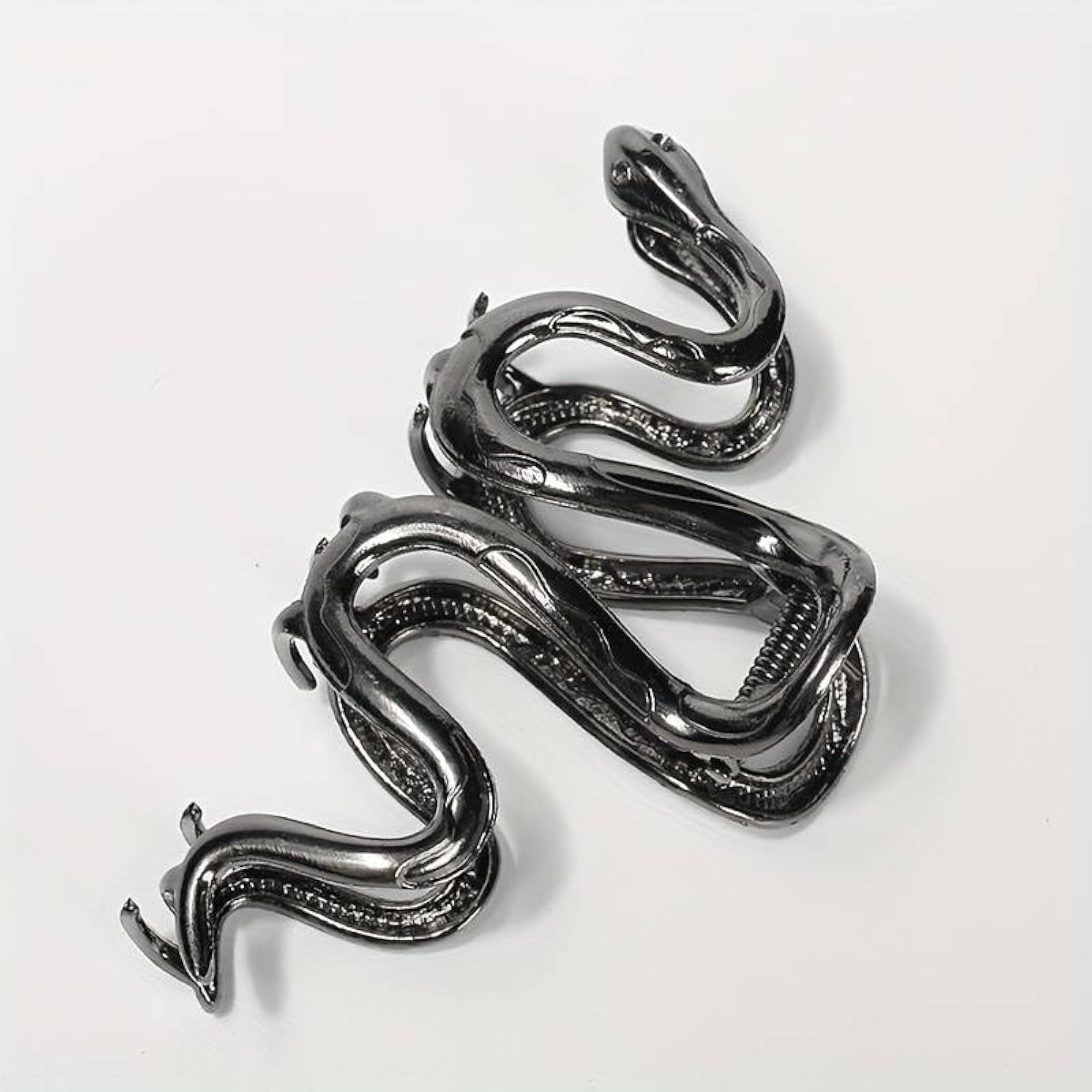 Women's Vintage Metal Gothic Snake Hair Claw, Intricate Design