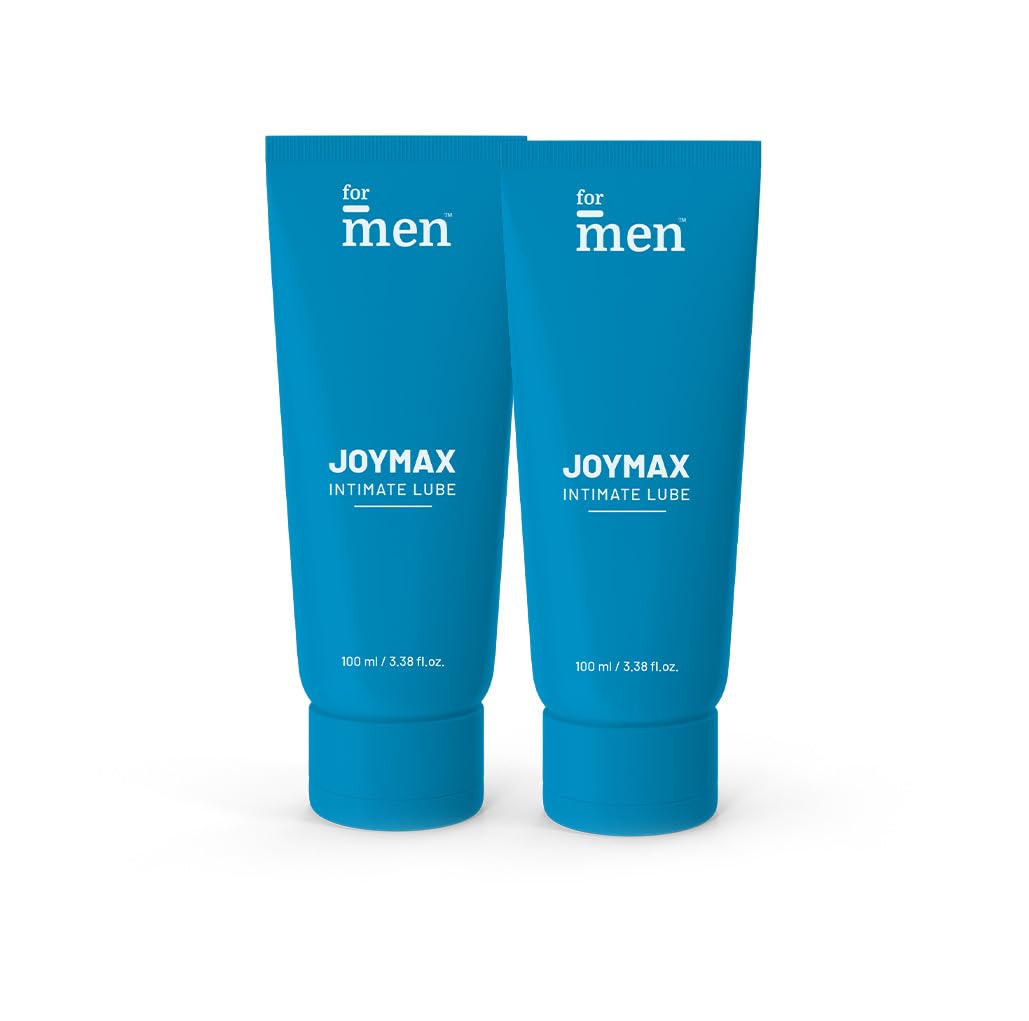 ForMen Water-Based Intimate Lube Gel with Aloe Vera | Lubricant Gel Men & Women | Non-Sticky, Long-Lasting, Anti-Stain & Skin-Friendly - 100 ml (Pack of 2)