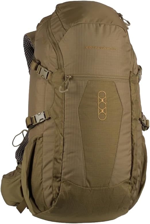 Eberlestock Freefall 2000 Pack, Tactical Backpack for Missions and Law Enforcement, Heavy Duty Outdoor Bag, 32L Volume, Coyote Brown