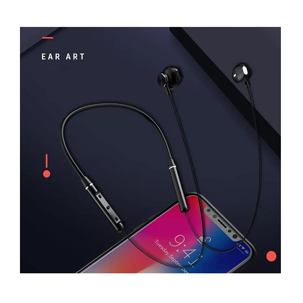Ruihua 2 szt. opaska na szyję Bluetooth słuchawki Hifi Stereo Bluetooth 5.0 wodoodporne słuchawki z redukcją szumów IPX5 z 12 godzinami czasu odtwarzania, prezent zestaw słuchawkowy bluetooth