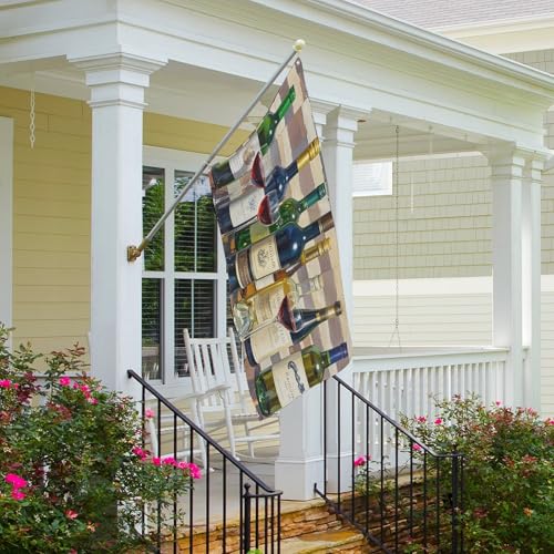 Drapeaux imprimés collection de vin 152x243 cm pour décoration extérieure