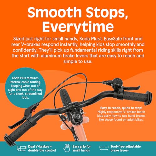 Image of Retrospec Koda Plus Kids Bike for Boys & Girls Ages 4-6 Years - 16 inch Children's Bicycle, Adjustable Seat & Handlebars