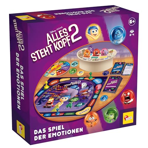 Lisciani - Alles Steht Kopf 2 – Das Spiel Der Emotionen - Pädagogisches Spiel Ab 4 Jahren - Emotionen Erkennen & Ausdrücken - Gesellschaftsspiel Für Die Familie - Offiziell Inspiriert Vom Disney Film
