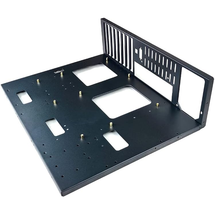 ALAMENGDA DIY Gaming Computer Case with Open Chassis and Wide Body Heat