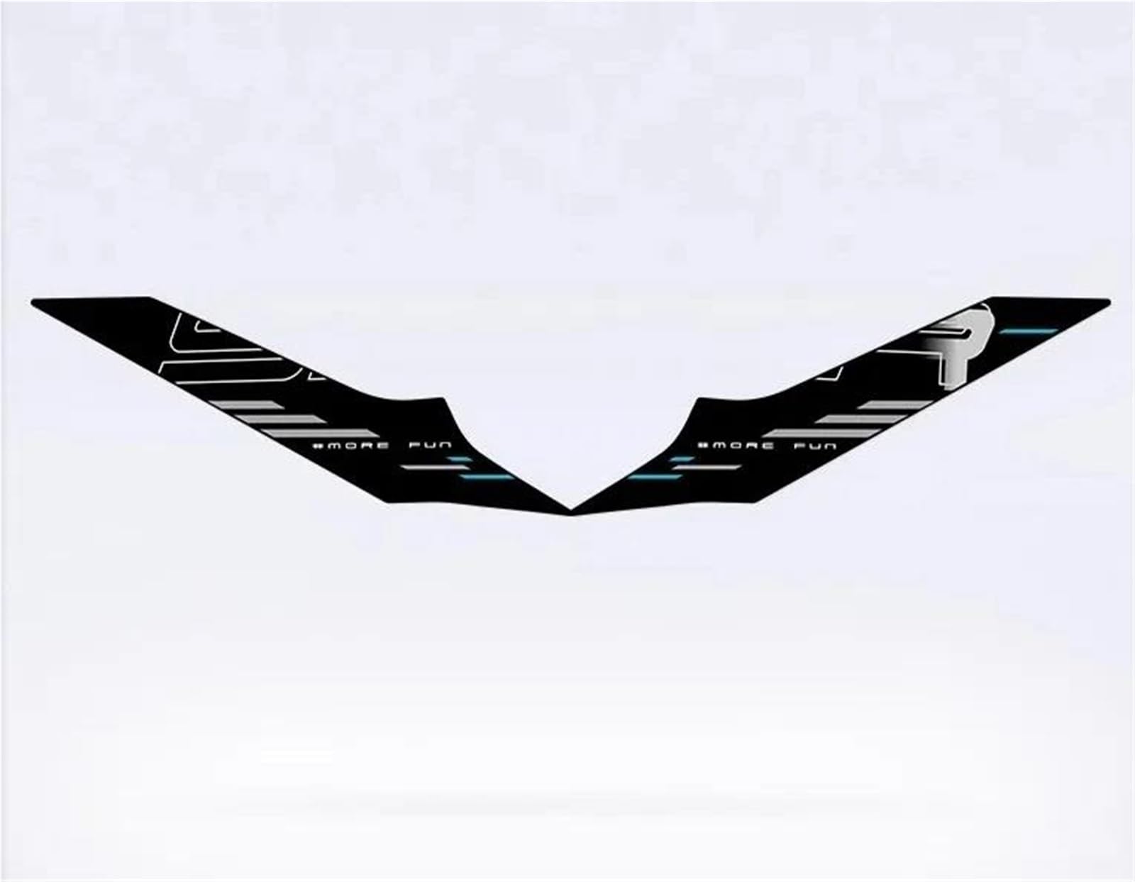 Motorcycle Frosted Fuel Tank Kit Sticker Protector Traction Pad Decals Accessories for CFMOTO 675SR-R 2024 Tank Graphic(Color19)