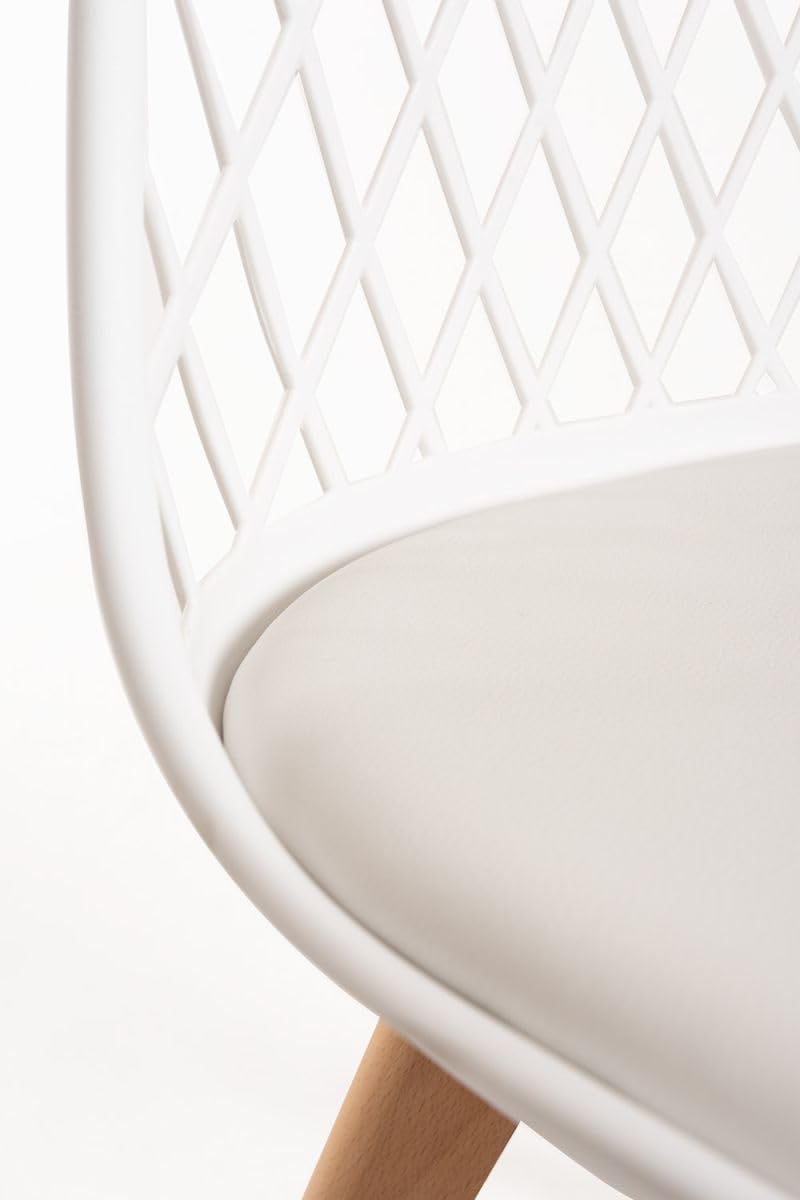 Regalos Miguel - Packs Sillas Comedor - Pack 2 Sillas Mima - Blanco